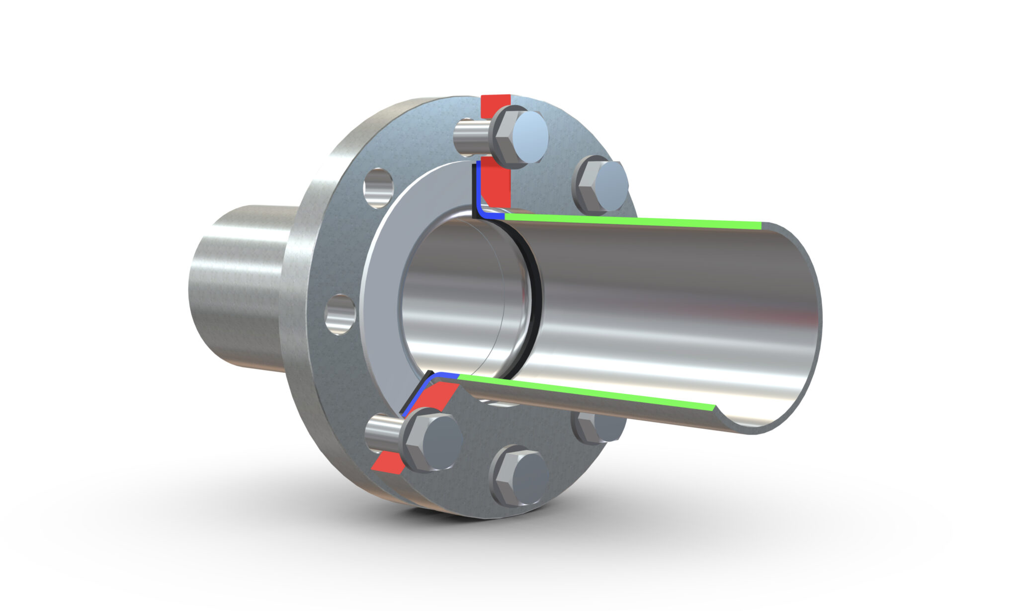 EN 1092-1-2 Loose plate flanges – free 3D CAD files, info & dimensions ...